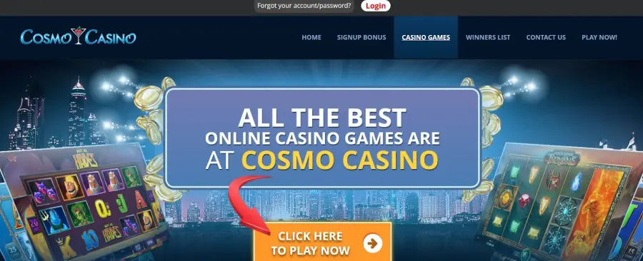 Cosmo Casino login